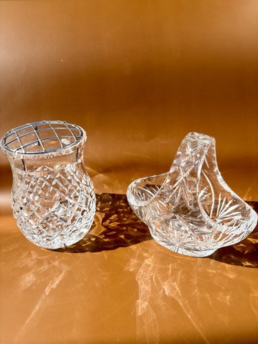 Vintage hand cut crystal - vintage,