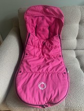 Bugaboo Cosy Toes Footmuff Pink - Fleece Lined - Fits All Models - Excellent Con