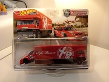 Hot Wheels Premium Car Culture Team Transport Alfa Romeo 155 V6 Ti & Fleet Flyer