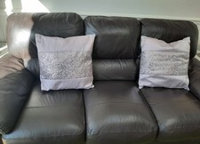 Two Next Sequin Cushions 50 X50 Cm Mauve Purple