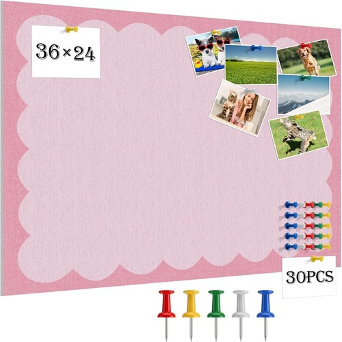 Scalloped felt bulletin - felt,