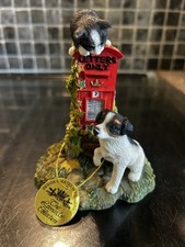 The Leonardo Collection 1997 Country Side Friends Dog and Cat Postbox