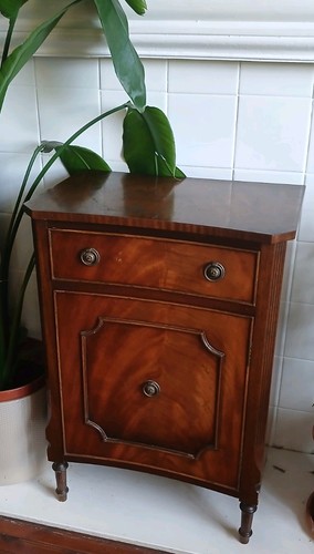 Walnut cupboard bedside - walnut,