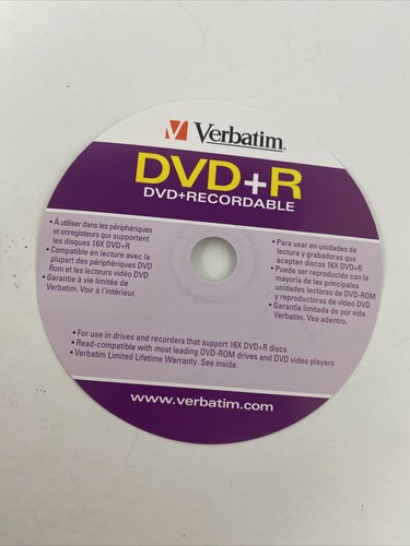 Verbatim dvd 16x - dvd+r, speed