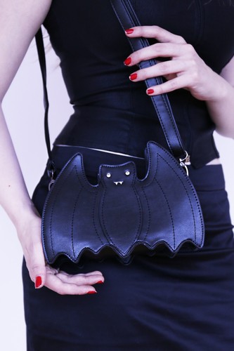 Gothic bat black shoulder - gothic,