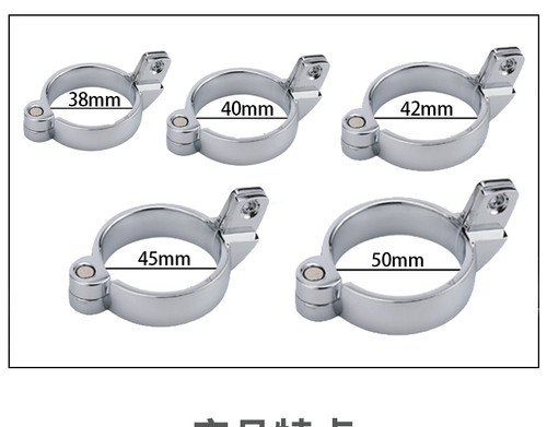 Steel plated men lock clasp - steel,