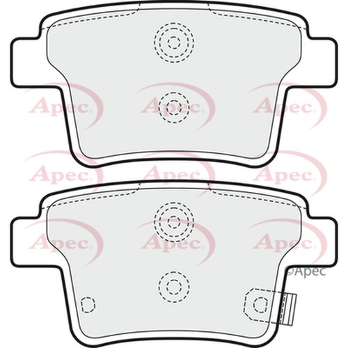 Brake pads set for - brake, proton