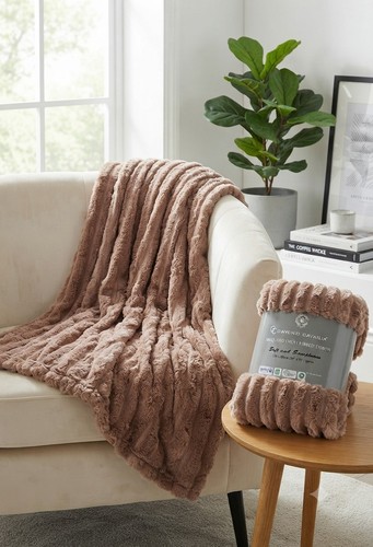 Jacquard osum ribbed throw - osum, –