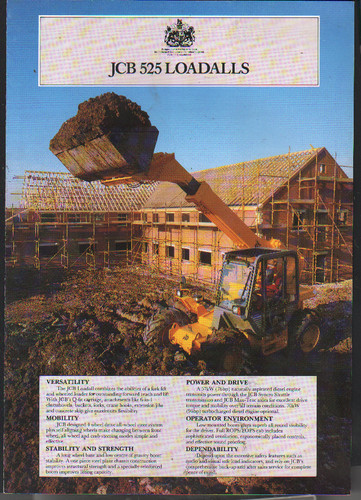 Jcb 525 loadalls telescopic - jcb,