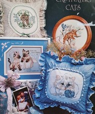 Captivating Cats, Booklet Of 11 X Cross Stitch Charts From Stoney Creek