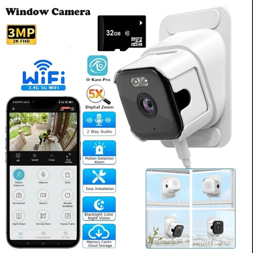 Window security camera wifi - window,