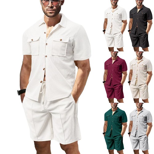 Men summer waffle piece - summer,