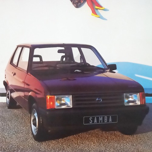 Talbot samba 1985 brochure - talbot,