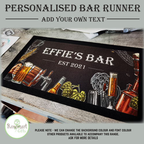 Personalised welcome lager - welcome,