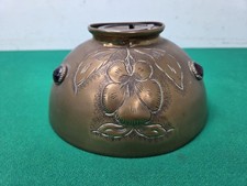 Antique Art Nouveau Brass Lamp