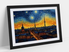 BERLIN CITYSCAPE STARRY NIGHT