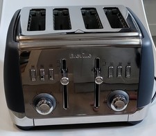Breville Strata VTT764 4 Slice Toaster Grey - Working And In Good Condition 
