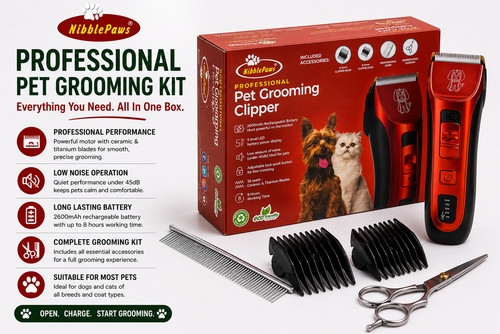 Cordless pet grooming clipper - cordless,