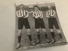 Sunderland FC Press Photo Gilhooly, Patterson & Cresswell February 1956
