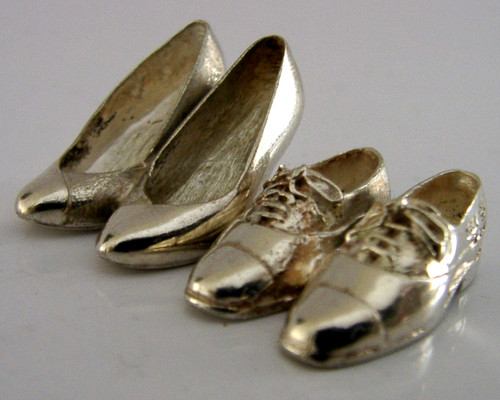 Pair sterling silver his - of, &