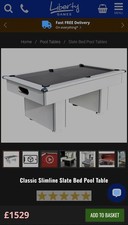 Slimline Slate Bed 7ft Pool