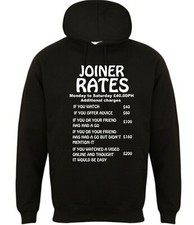 Joiner Rates  Hoodie Hooded top XS -XXXL  Event Business Party Funny