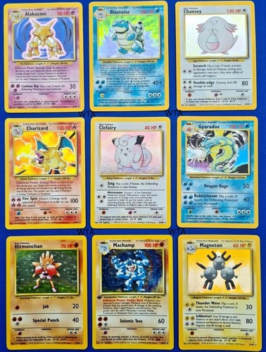 Pokemon base set holo cards - pokemon,
