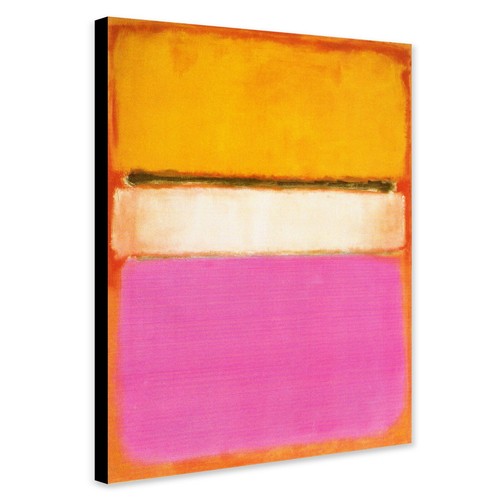 White center abstract art - white, by