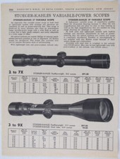 Vintage 1965 KAHLES Gun Rifle