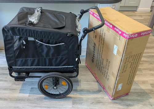 Suspension dog bike trailer - suspension,