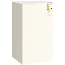 91 Litre Freestanding Under Counter Fridge Freezer, Small Fridge with Chiller