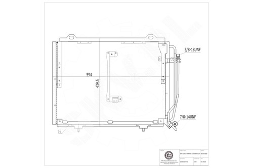 Condenser skv fits mercedes - fits,
