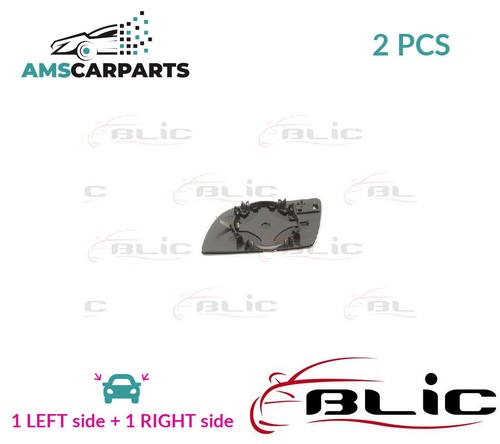 Rear view mirror glass pair - rear,