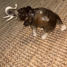 Royal Dux Elephant Porcelain