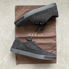 Gucci black suede - suede, /