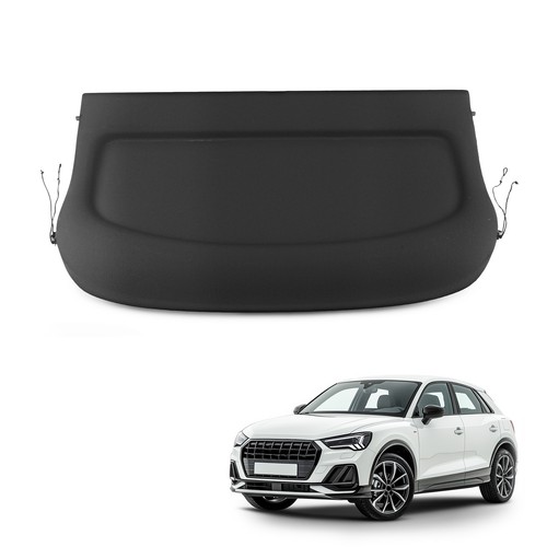 Black rear parcel shelf - rear,