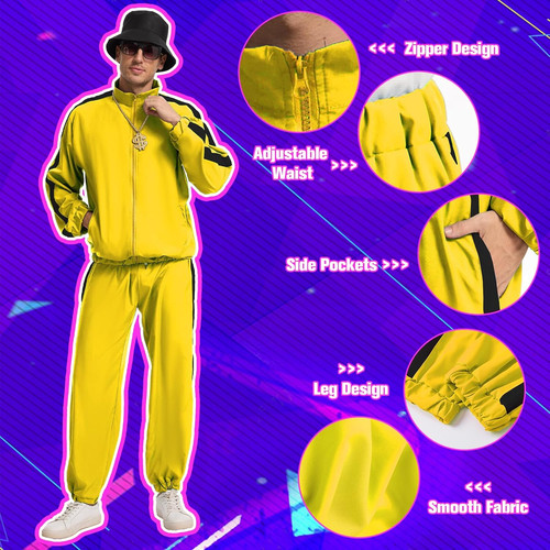 Men hip hop costume - men's,