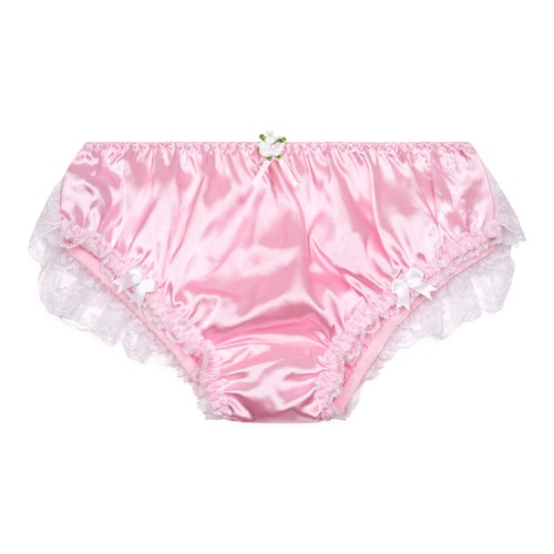 Satini frilly sissy soft - satini, lace