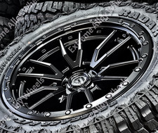 20" Black Fuel Alloy Wheels