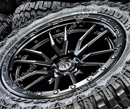 Black fuel alloy - black, wheels