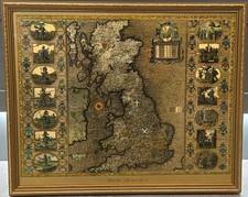 Vintage John Speed Map of The