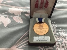 RARE 1984-85 ORIGINAL EVERTON FC CANNON LEAGUE BOXED REPLICA CHAMPIONS MEDAL