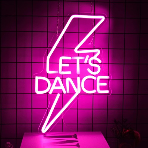 Lets dance neon sign - dance,