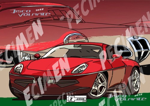 Alfa romeo disco volante - "alfa, volante"