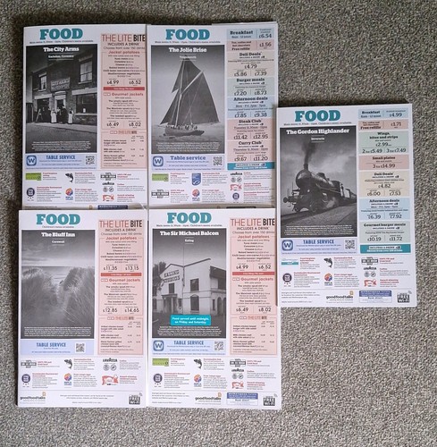 Wetherspoon s menus - wetherspoon's,