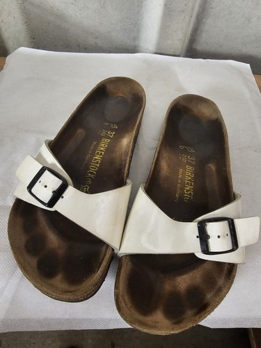 White patent birkenstock - white,
