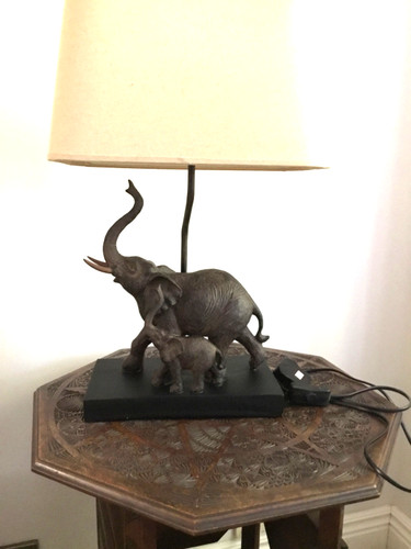 Lovely elephant and calf table - elephant,