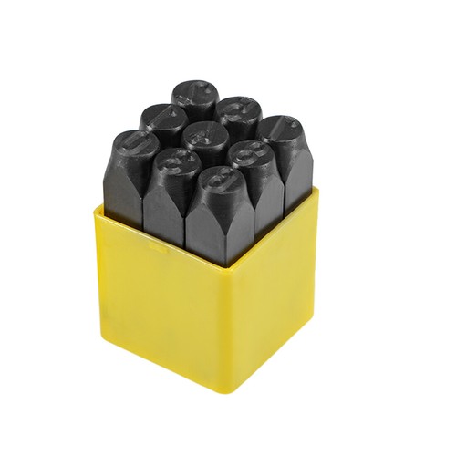 Number metal stamp - set, 1/2"