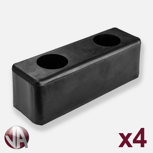 Rubber buffer x - buffer, 2"
