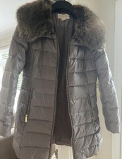 Michael Kors Ladies Padded Coat Taupe New Size S Authentic 